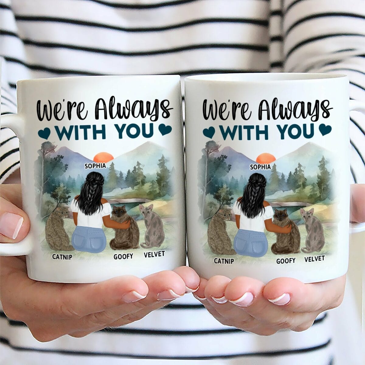 a bond that cant be broken gift for cat lovers cat mom cat dad personalized mug rnpr2