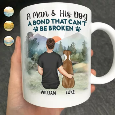 Homepage FivSell 33 a bond that cant be broken gift for dog lovers dog mom personalized mug vg3jz