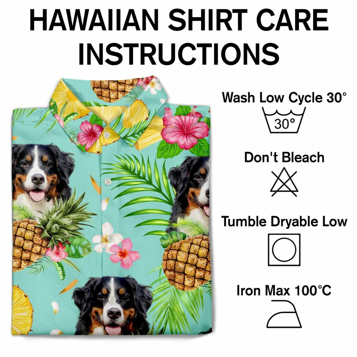 custom photo funny family pet face tropical fruit gift for men dog and cat lovers personalized custom hawaiian shirt