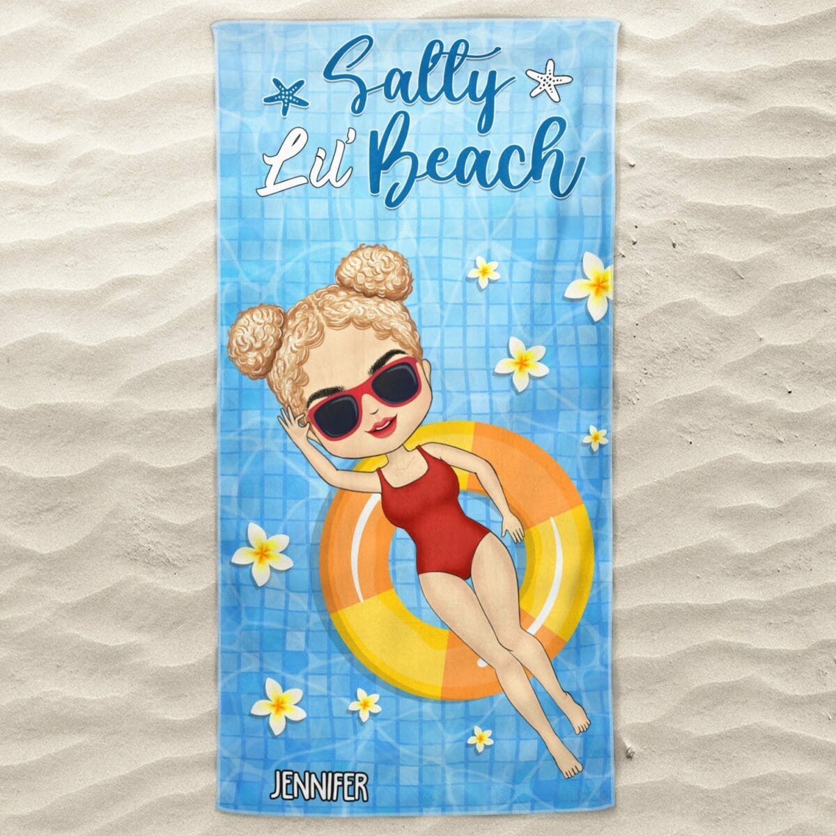 life is better at the beach summer vibes gift for him her yourself girlfriend boyfriend bff best friends traveling lovers personalized custom beach towel ipnbk