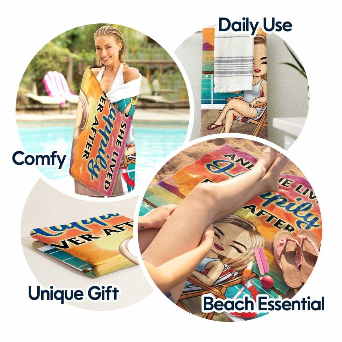 life is better on a cruise vacation birthday funny gift for cruising lovers traveling lovers personalized beach towel 5w368