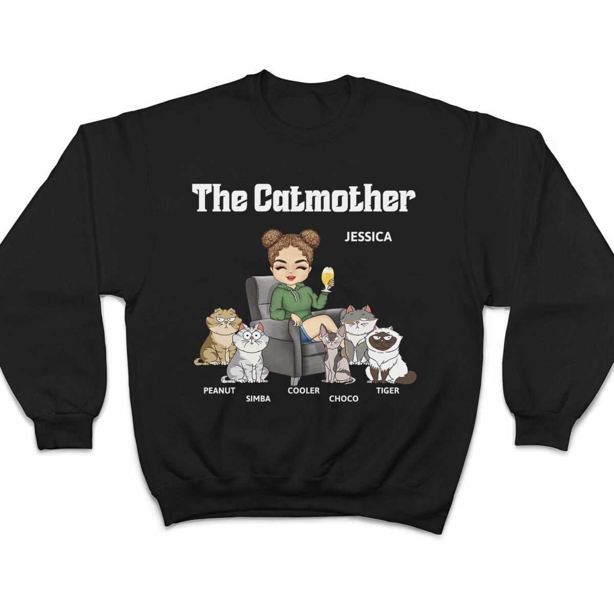 the cat mother gift for cat moms cat lovers women yourself personalized t shirt 32ikw