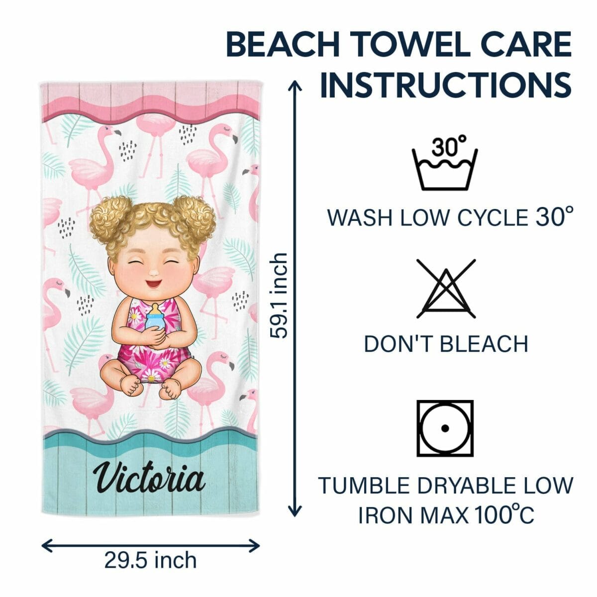 traveling beach poolside swimming picnic vacation birthday funny gift couples parents family kids personalized custom beach towel k80dr